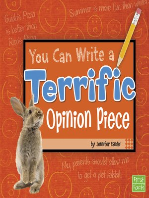 cover image of You Can Write a Terrific Opinion Piece